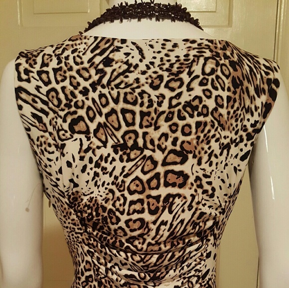 Marvin Richards size 12 NWOT leopard dress - Picture 4 of 6